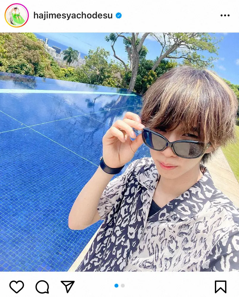 【画像・写真】はじめしゃちょー「ふら～っとハワイに来ちゃった」　つかの間の休息満喫「羽を広げてゆっくり生活」