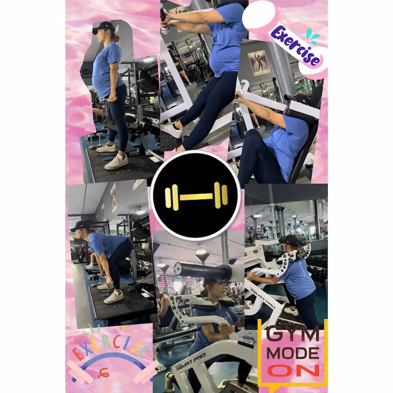 【画像・写真】妊娠中のダルビッシュの妻・聖子さん「足元も見えるか見えないか」ふっくらお腹でトレーニング