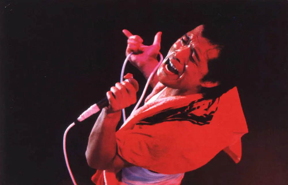 1980年に2度目の日本武道館ライブを行った矢沢永吉。ＢＩＧを象徴するステージとなった