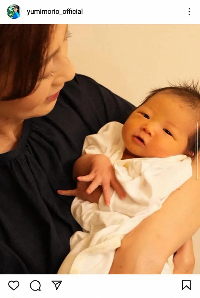 【画像・写真】森尾由美　おばあちゃんに！長女が女児出産「やっと今日会えました！！」