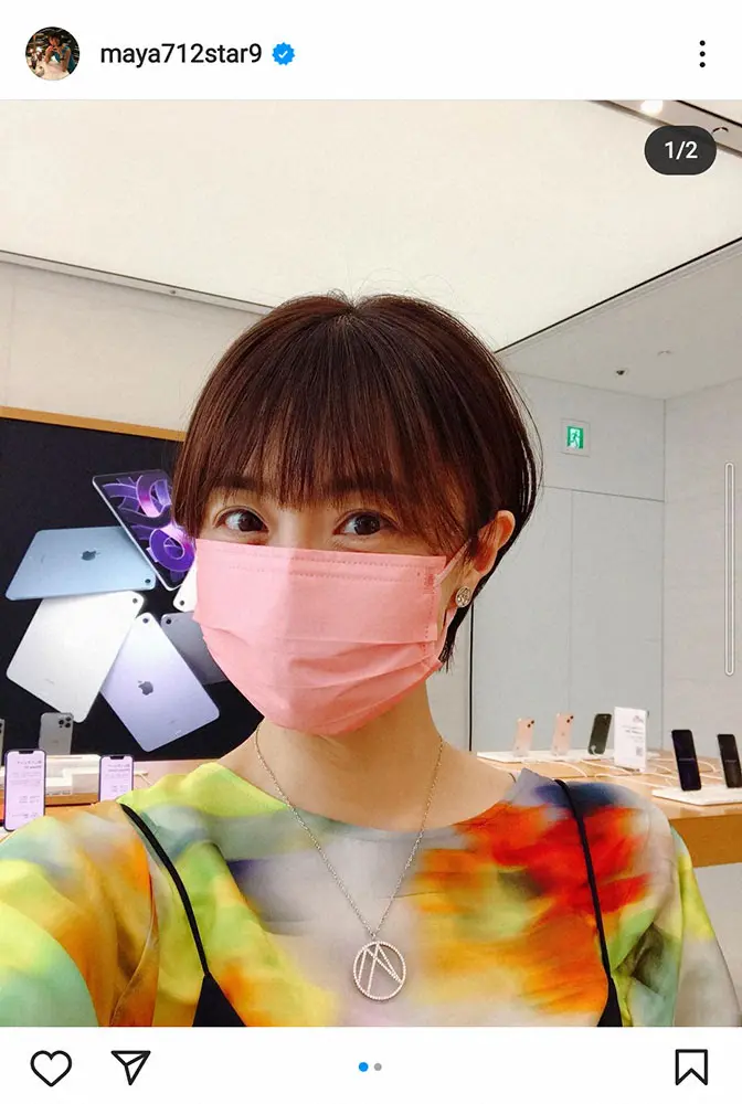 【画像・写真】國光真耶　ショートカット姿披露「涼しい　すっごく気に入っています」