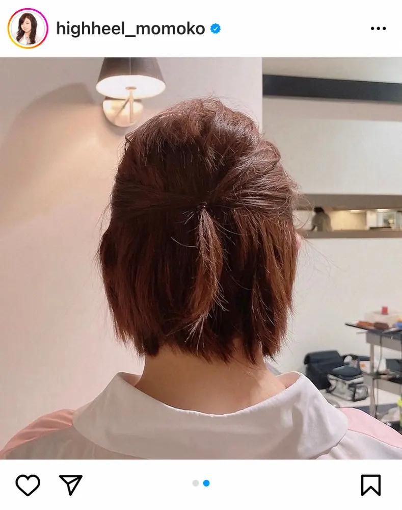 【画像・写真】ハイヒールモモコ　ロングヘアをバッサリ！小学生以来のショートカットに「後姿は、全然わからないです」