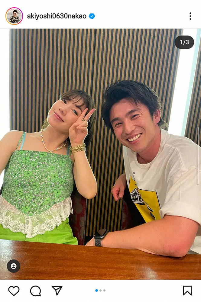【画像・写真】中尾明慶　34歳誕生日迎え「仲里依紗が飯奢ってくれた」と感謝　手紙もらい「嬉しかった」