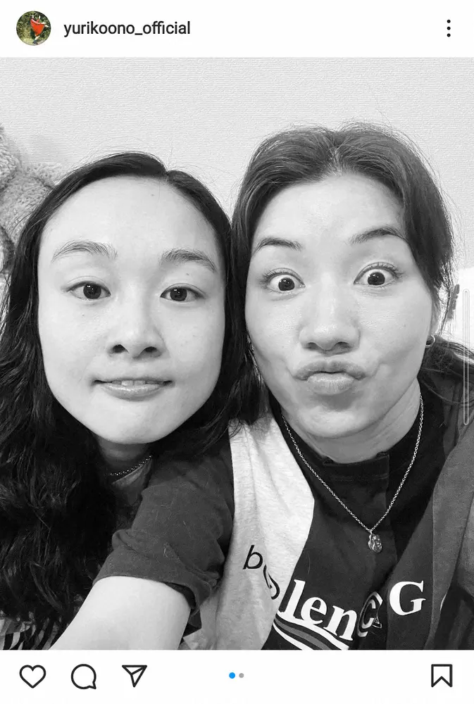 【画像・写真】小野ゆり子　仲里依紗との変顔＆笑顔2ショットに「変顔最高」「素敵な笑顔」「ほんとにいいコンビ」の声