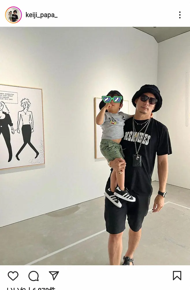 【画像・写真】黒木啓司　「子供の成長の記録として」インスタのプライベートアカウント開設　子供抱くショットなど披露