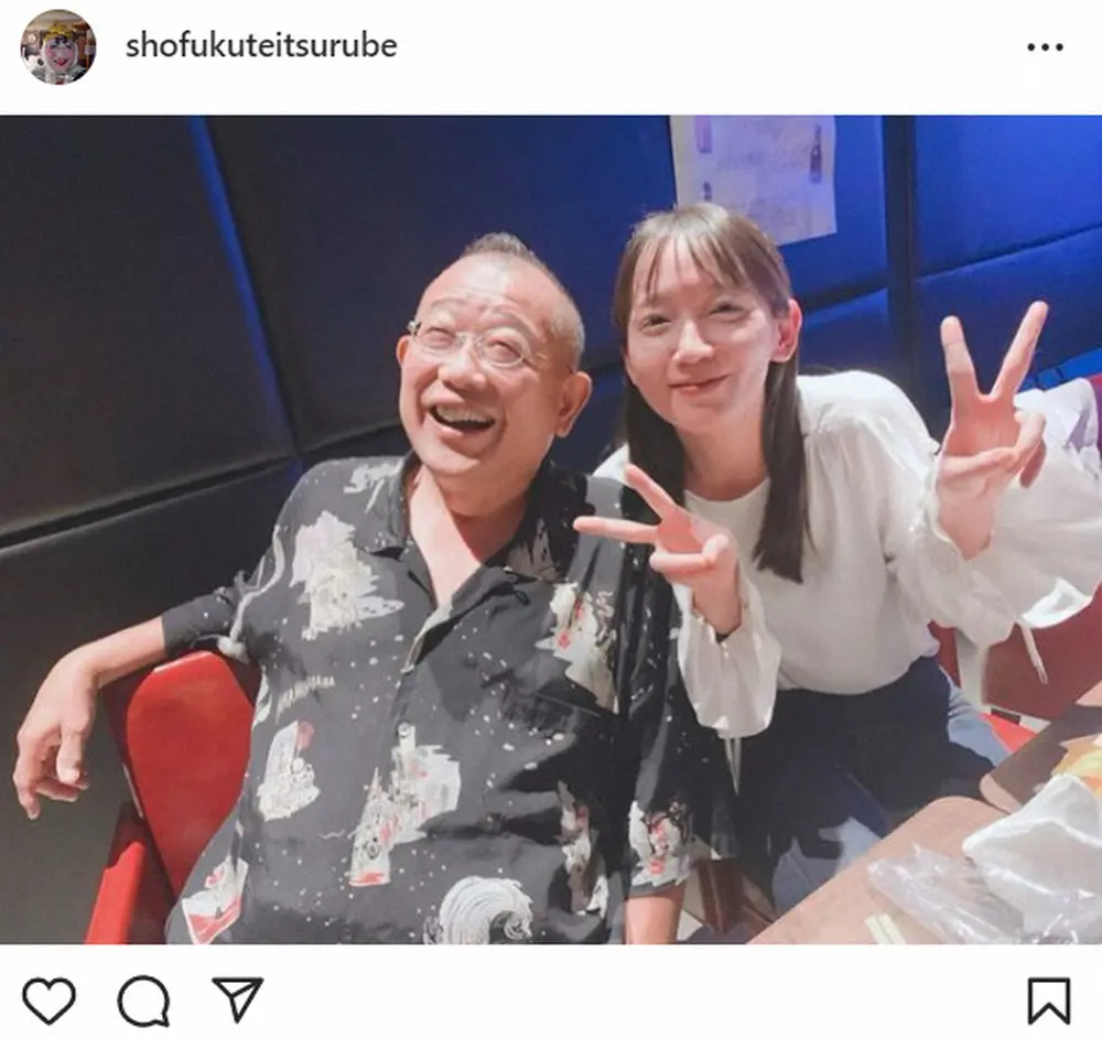 笑福亭鶴瓶 Nhkドラマでw主演務めた吉岡里帆とのツーショット公開 最高な組み合わせ の声 スポニチ Sponichi Annex 芸能