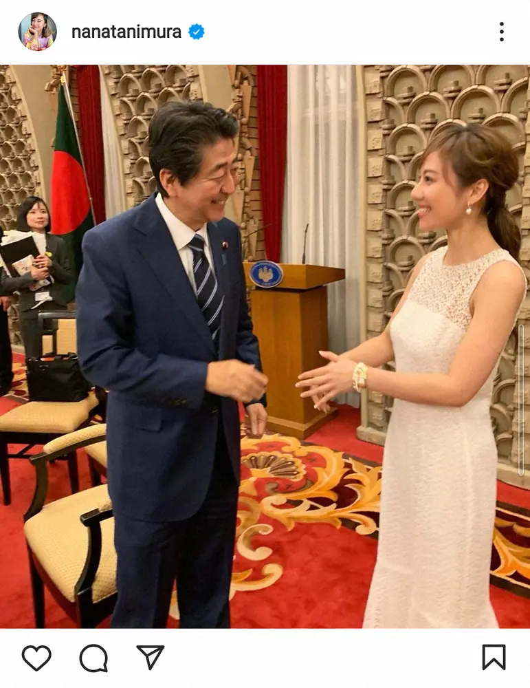 谷村奈南 安倍晋三元首相を2sとともに追悼 悲しさと虚無感でいっぱい お言葉通り 自分の道を スポニチ Sponichi Annex 芸能