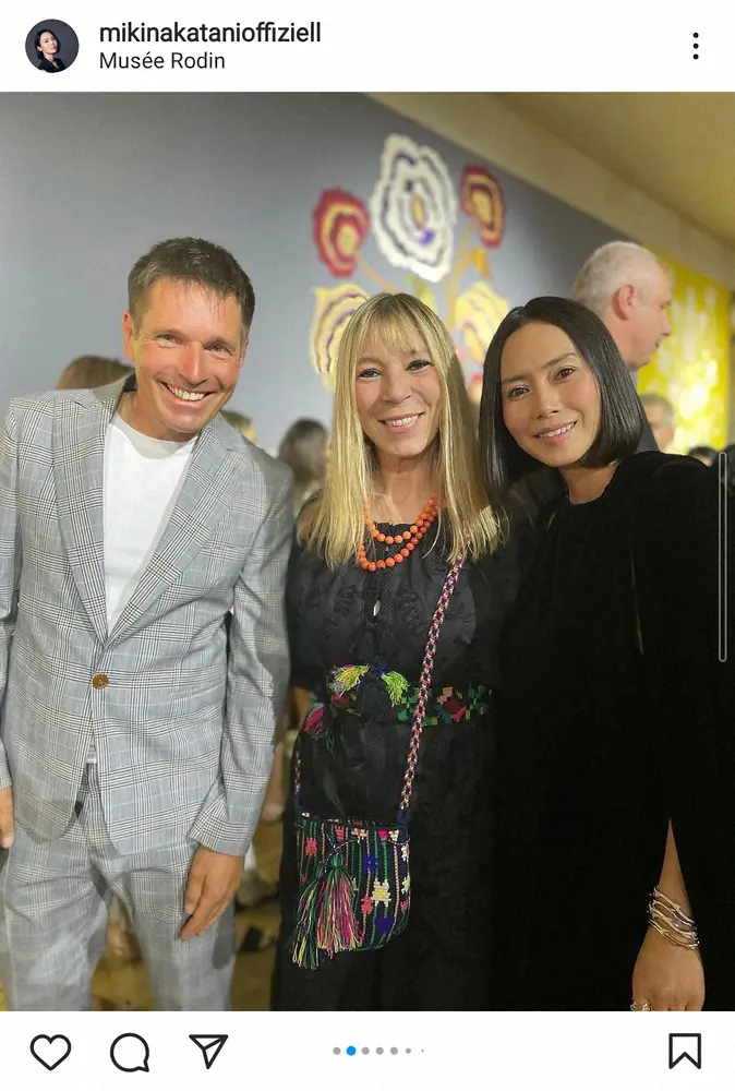 【画像・写真】中谷美紀　パリコレ訪れナオミ・ワッツと豪華2ショット　夫婦ショットも披露に「美しさにうっとり」の声