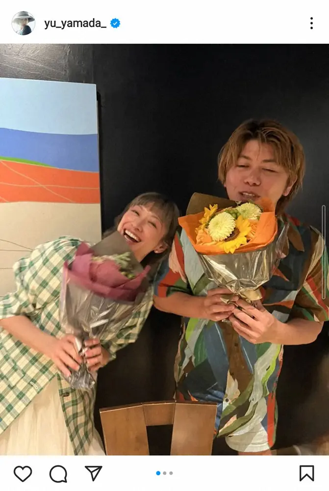 山田優 弟 親太朗さんの誕生日祝福 なんだかんだ頼りになるよねー 仲良しショット公開 スポニチ Sponichi Annex 芸能