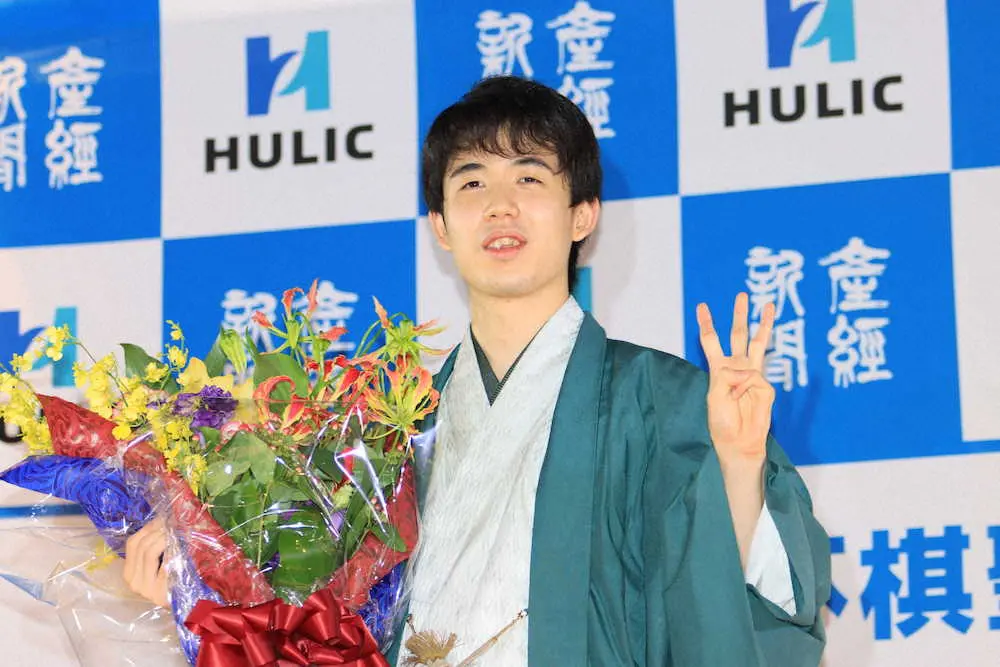藤井聡太棋聖 地元 愛知から パワー もらって3連覇 結果を出せたのはうれしい スポニチ Sponichi Annex 芸能
