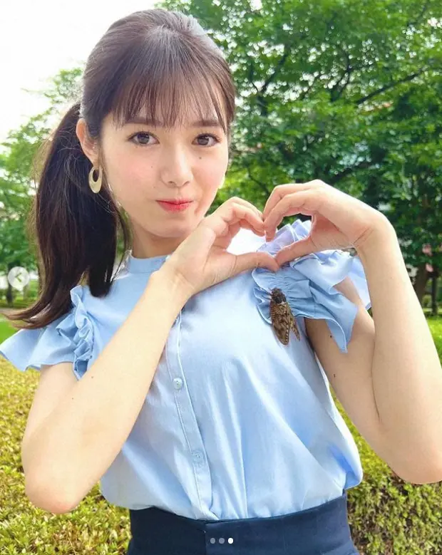 【画像・写真】谷尻萌　“セミのお天気お姉さん”浴衣姿披露に「癒やされます」「素敵な女神」「可愛いです」