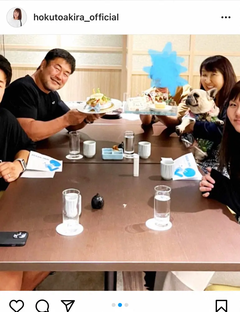 【画像・写真】北斗晶　夫・佐々木健介の56歳誕生日を祝福　夫婦ショット公開に「お若い」「理想の夫婦」の声