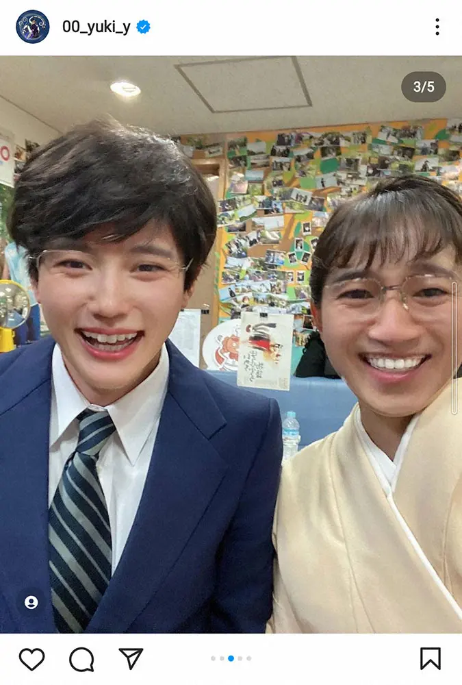 【画像・写真】山田裕貴　川口春奈と“夫婦写真”披露も…顔を入れ替えショットに「最高すぎ」「違和感ない」の声