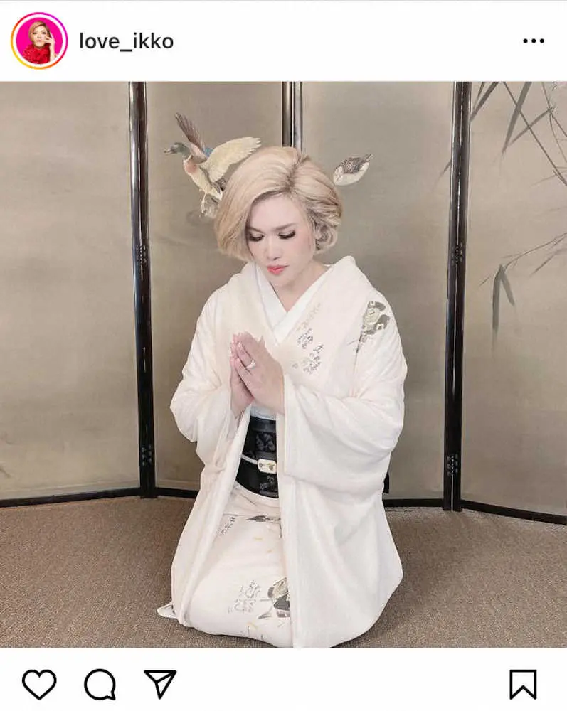 【画像・写真】IKKO　コロナからの復帰を報告　療養期間中に「平和」について熟慮し「意味のあることなのでは」