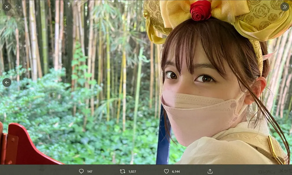 【画像・写真】橋本環奈　浜辺美波とディズニー満喫ショット投稿　「美少女しかいない」「尊いの極み」と大反響