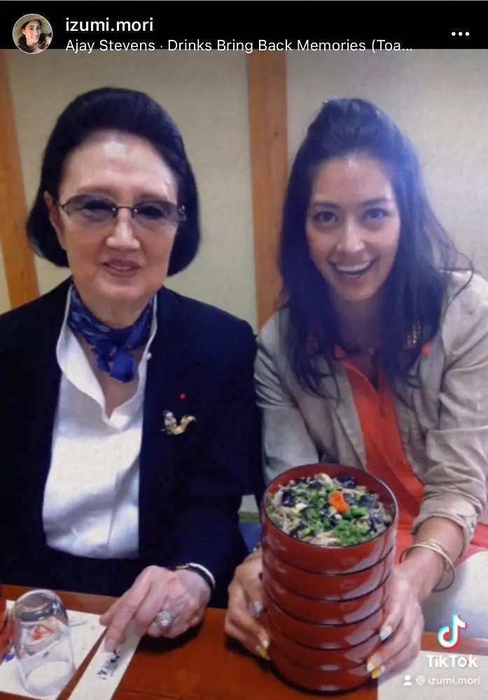 【画像・写真】森泉　祖母・森英恵さん追悼　思い出の写真とともに「たくさんの楽しい思い出と貴重な体験をありがとう」