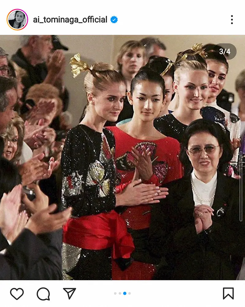 【画像・写真】冨永愛　森英恵さん追悼「彼女のコレクションに出演できたことは私の大切な思い出」