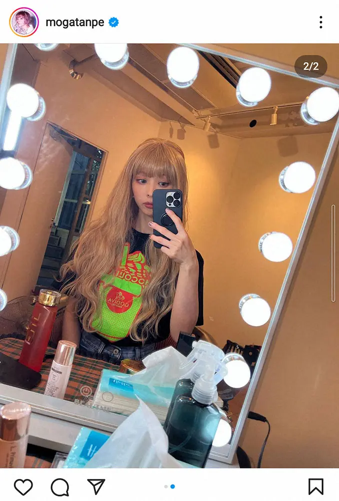 【画像・写真】最上もが　ロングヘア＆超レアデコ出しショット披露に「別人のよう」「一瞬、誰!?」の声