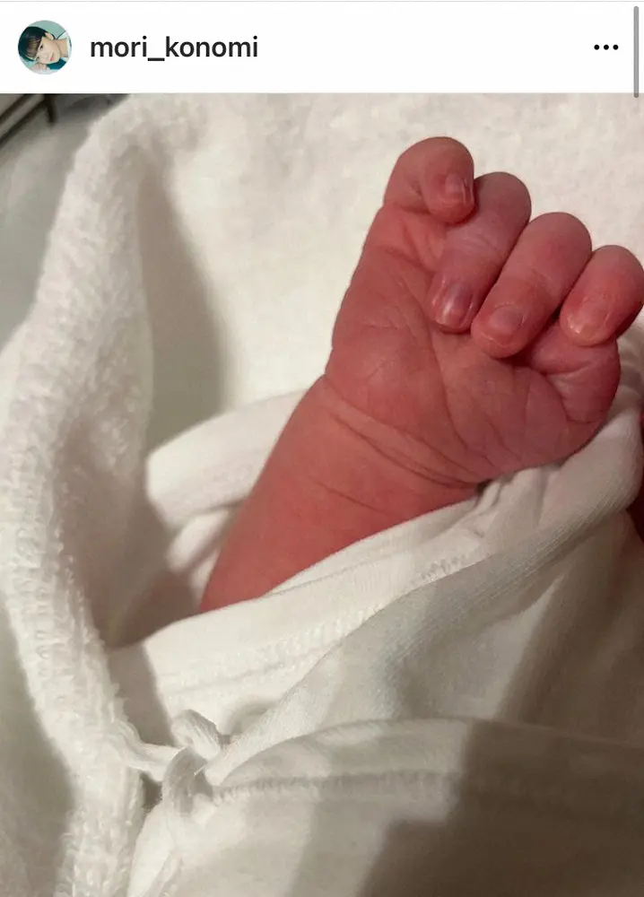 【画像・写真】高安の妻・杜このみ　第2子長男出産を報告「生まれて来てくれた感謝で胸がいっぱいに」