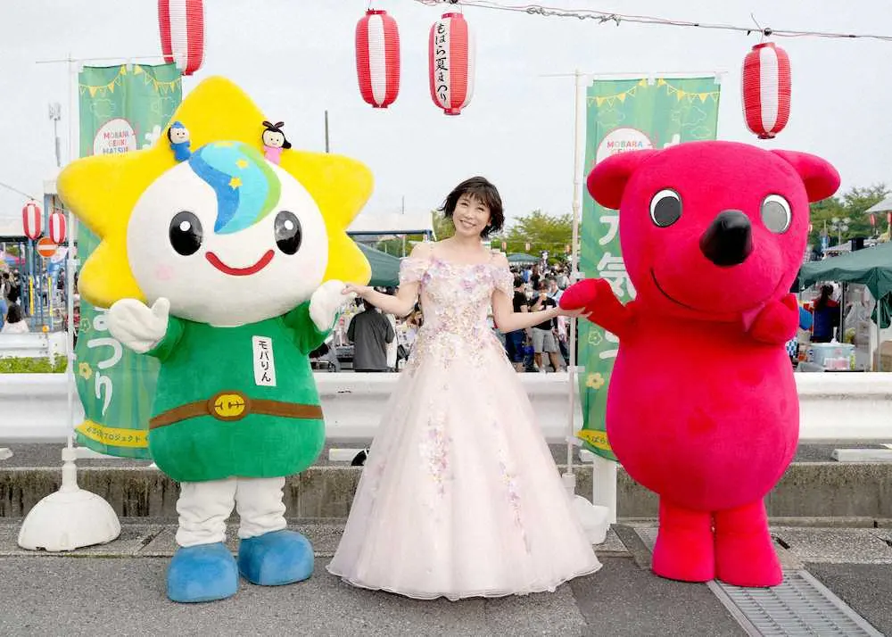 【画像・写真】水森かおり　初参加の「もばら元気まつり」で3曲披露「歌を通じて心の触れ合い楽しみに」