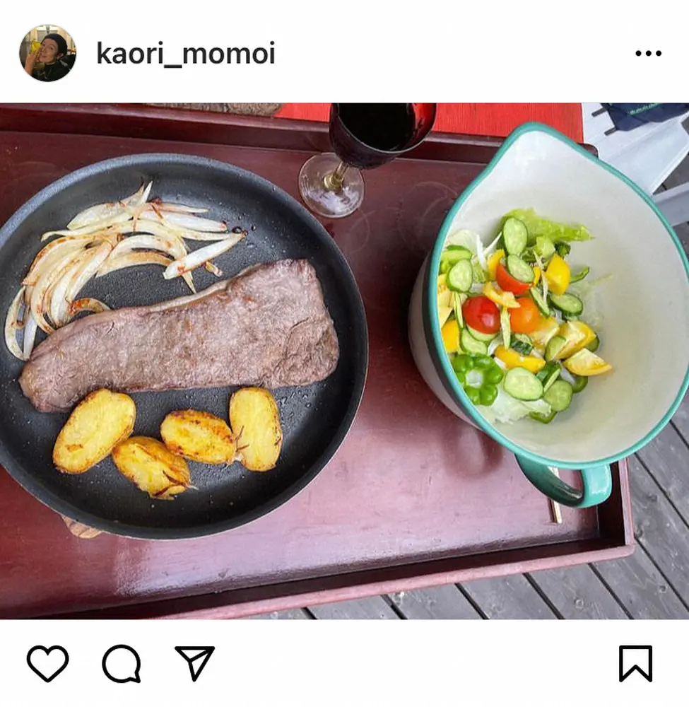 【画像・写真】桃井かおり　夫が焼いたステーキは「世界一かおり史上一番の美味しさ」に「世界一幸せなご夫婦」の声