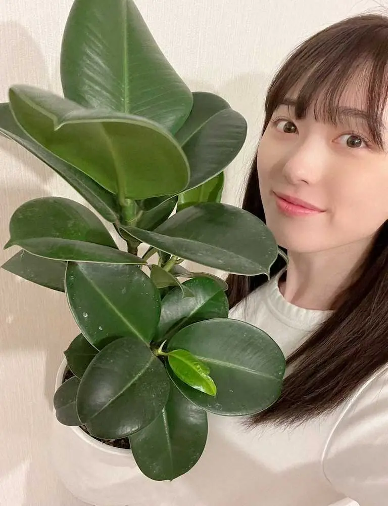 【画像・写真】福原遥　観葉植物がエネルギー源　朝ドラ「舞いあがれ！」でヒロイン　多忙な日々の癒やしに