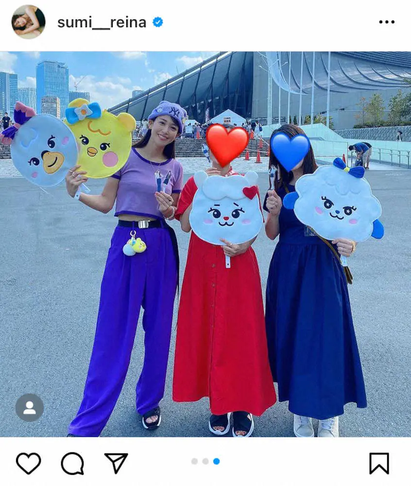 【画像・写真】鷲見玲奈　“推し事”NiziUライブにへそ出しの参戦服「やりすぎましたかね？笑」