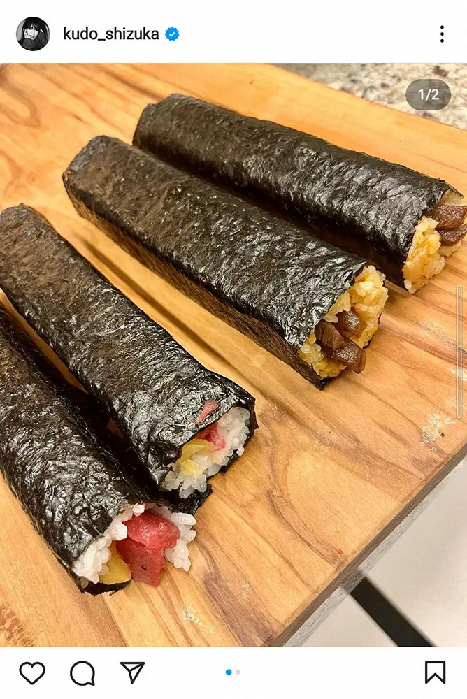 【画像・写真】工藤静香　キンパとマグタク披露　こだわりのベースで作った「即バージョン」に「美味しそう」の声