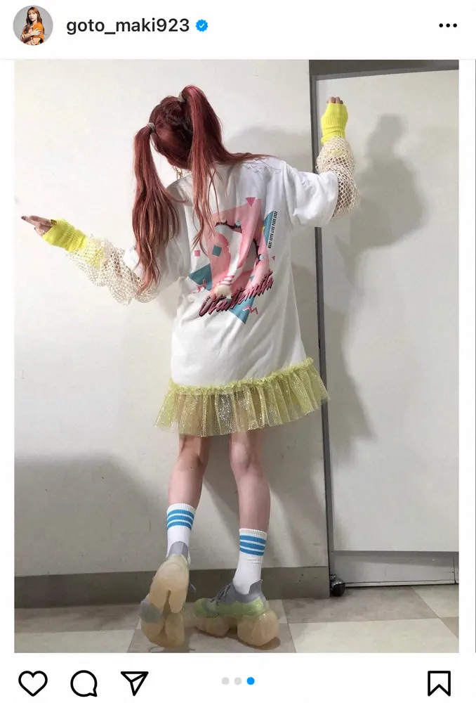 【画像・写真】後藤真希　これは反則！ミニワンピのツインテール姿披露に「本当に子供いるの？って思っちゃう」の声