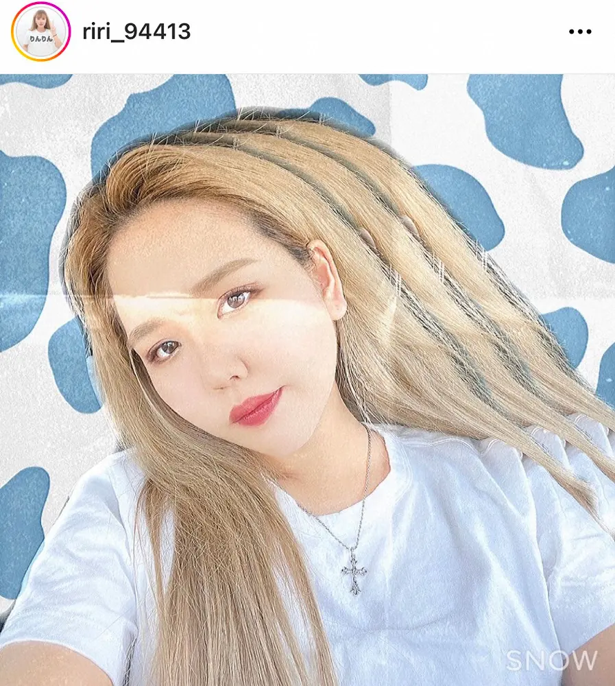 【画像・写真】登録者数312万人「平成フラミンゴ」RIHO、金髪ブリーチアレルギーに「蕁麻疹出て息できなくなった」