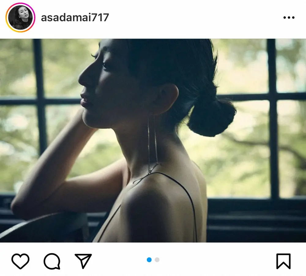 【画像・写真】浅田舞　感謝の思いとともに色香あふれるショット披露「お美しゅうございます」「ウルトラ奇麗だよ」