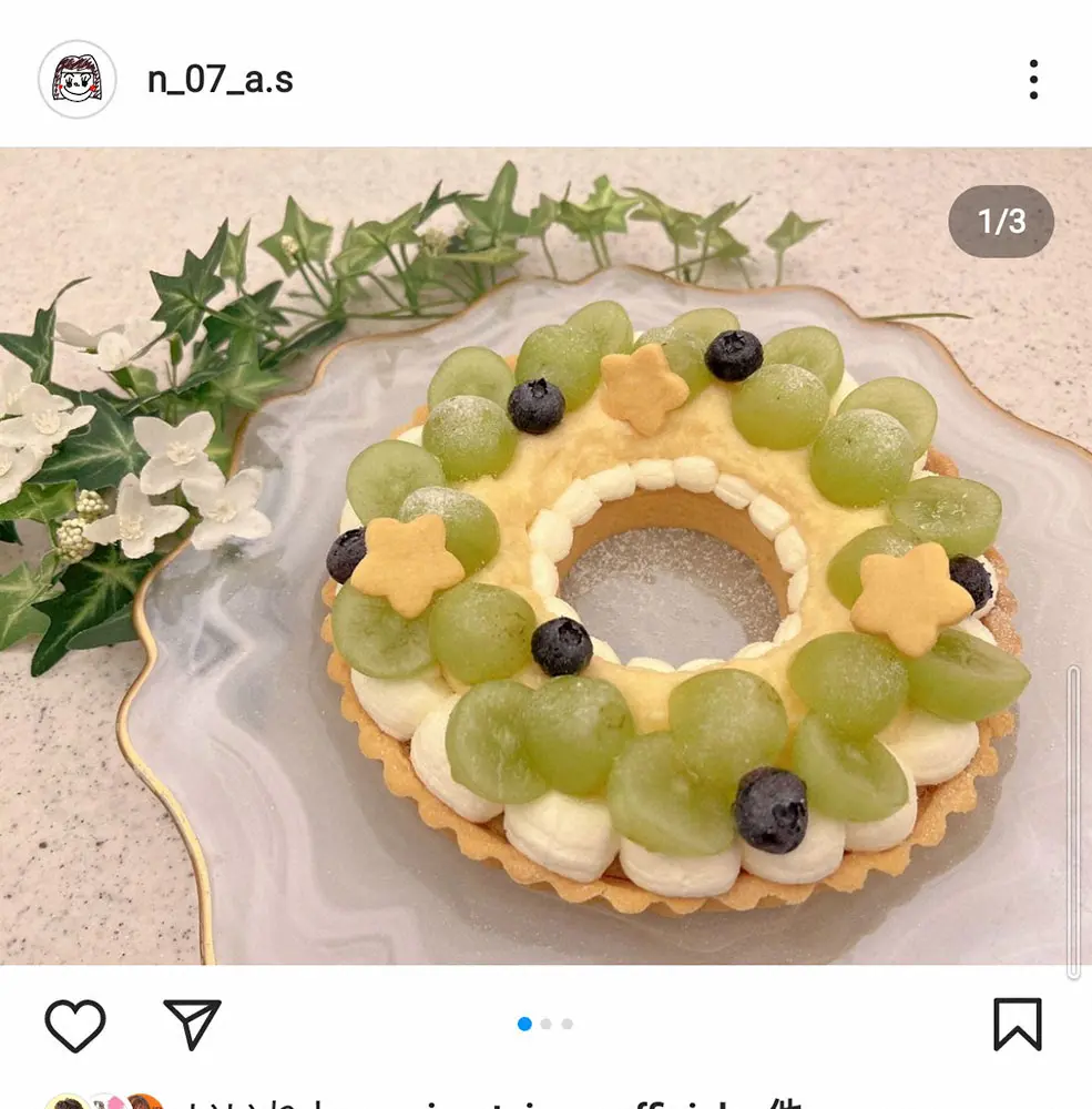 【画像・写真】辻希美　手作り「おばけ弁当」披露　14長女手作り「マスカットタルト」は「本当に美味しい」と絶賛
