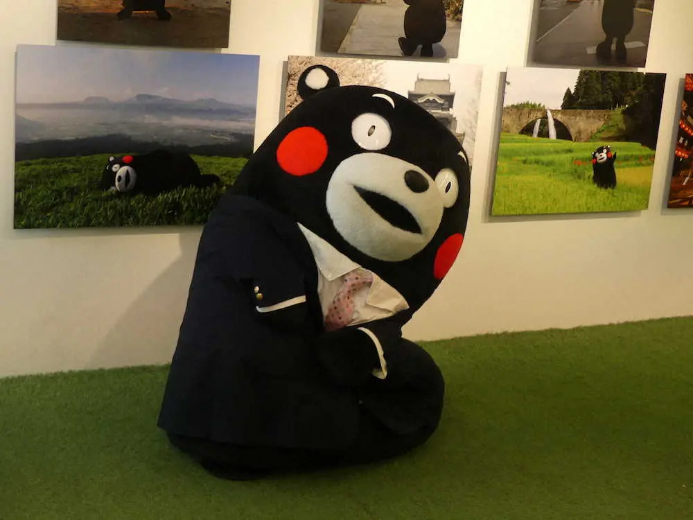 【画像・写真】くまモン　東京オフィス開設「うれしかモン！」