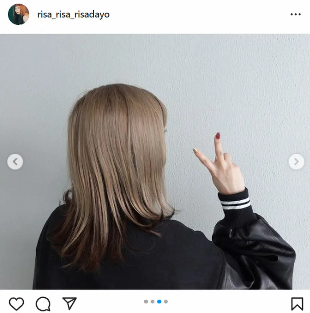 【画像・写真】新垣里沙　髪形を一新！　インナーカラーでおしゃれなブロンドヘアに「可愛すぎる」と絶賛の声