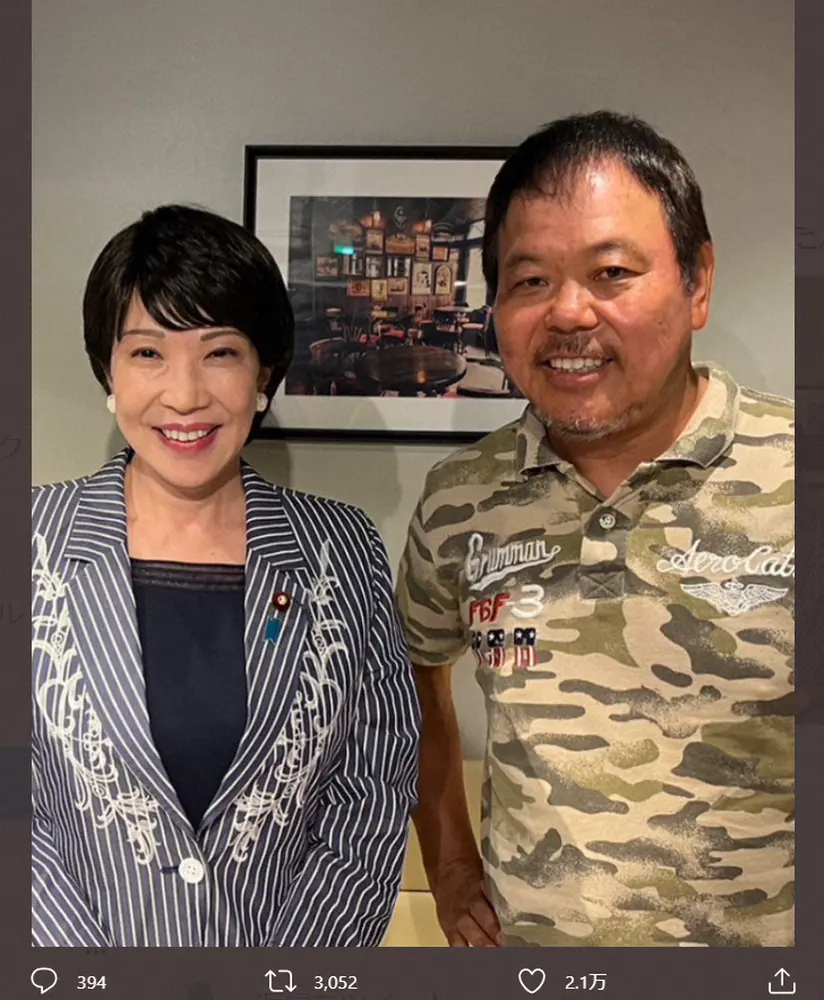 【画像・写真】ほんこん　高市早苗氏にラブコール「総理になっていただきたい」