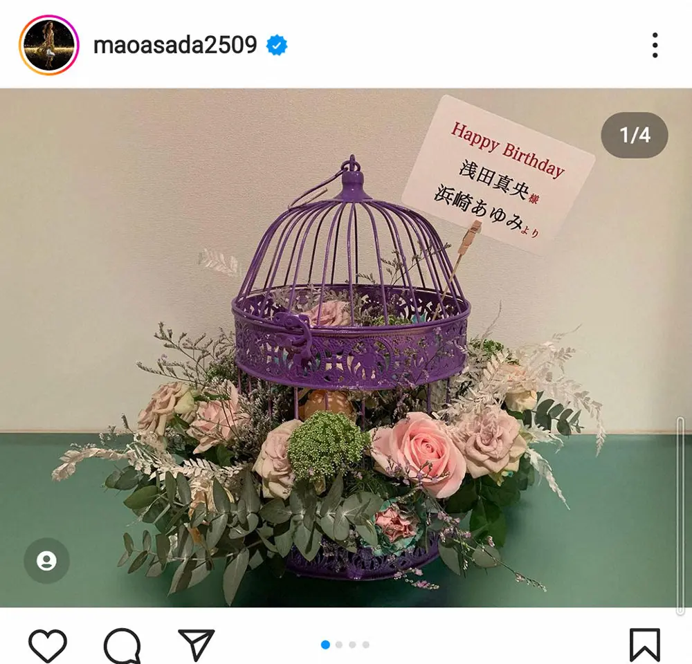 【画像・写真】浅田真央さん公式インスタグラム (@maoasada2509)から 