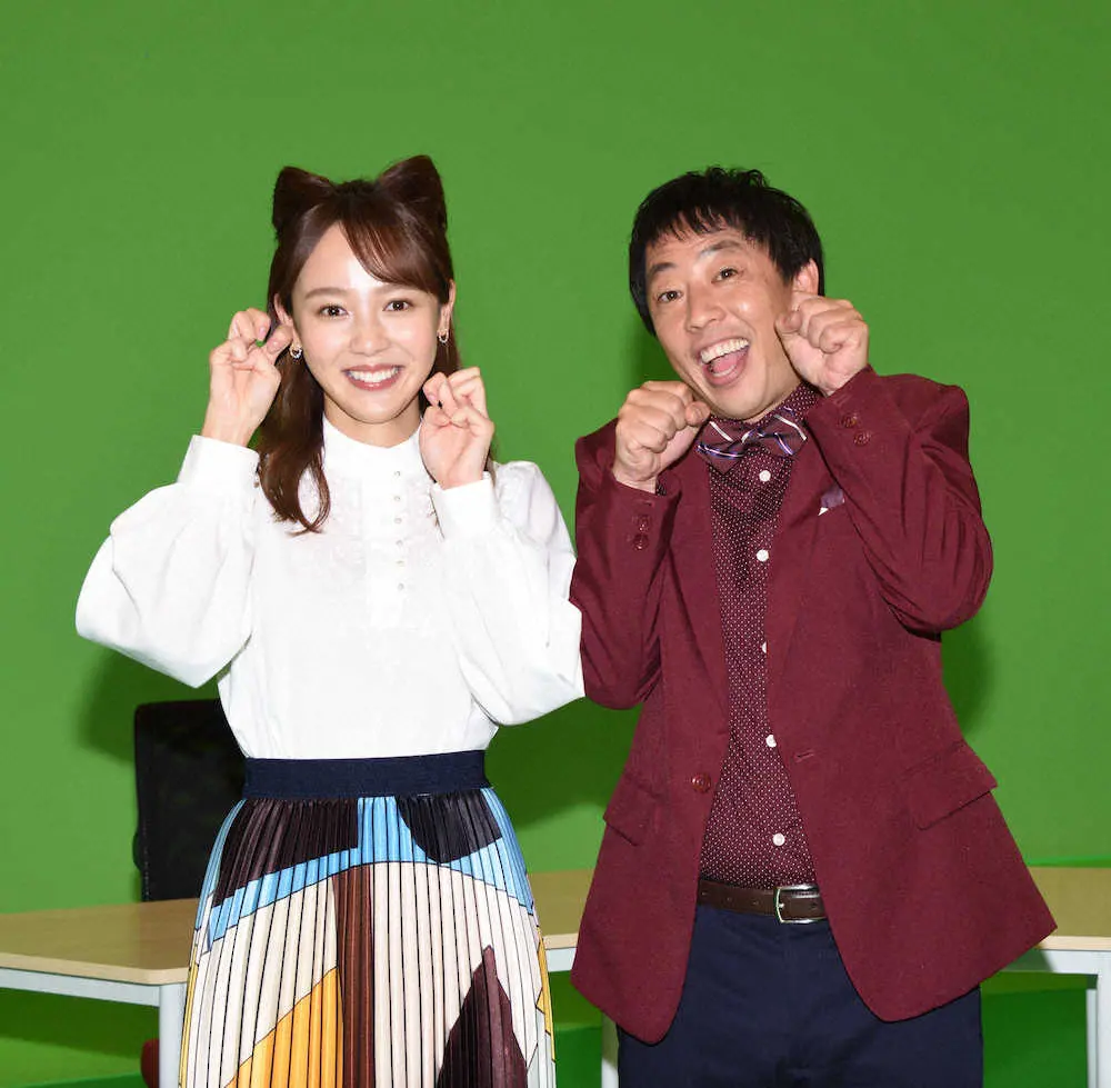【画像・写真】さらば森田　やる気満々「打倒！志村どうぶつ園」　「ネコいぬワイドショー」レギュラー化