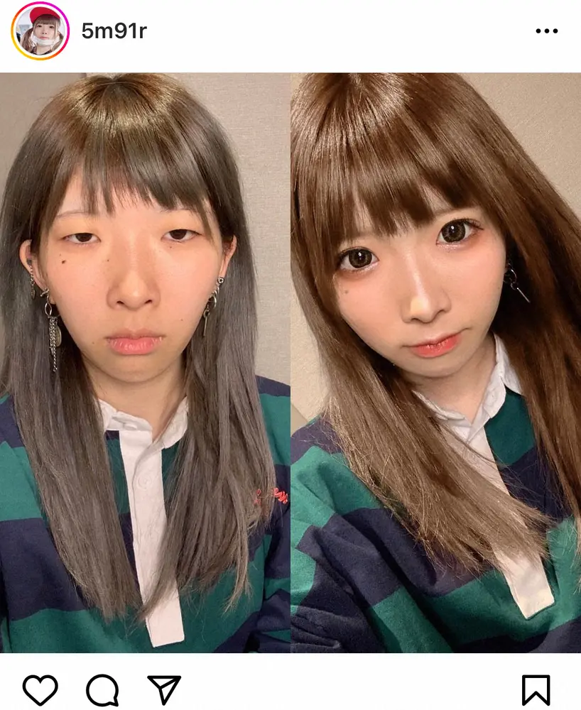 【画像・写真】人気ユーチューバーまあたそ　“二重整形”に悩み　メイク動画でアイプチ上手くいかず「最後で全部台無し」