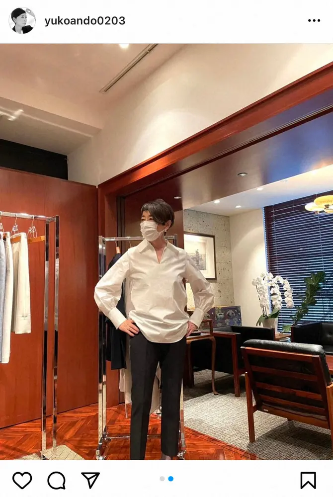 【画像・写真】安藤優子氏　「一目惚れでした」職人技に感激　フォロワー絶賛「とっても素敵」「参りました」