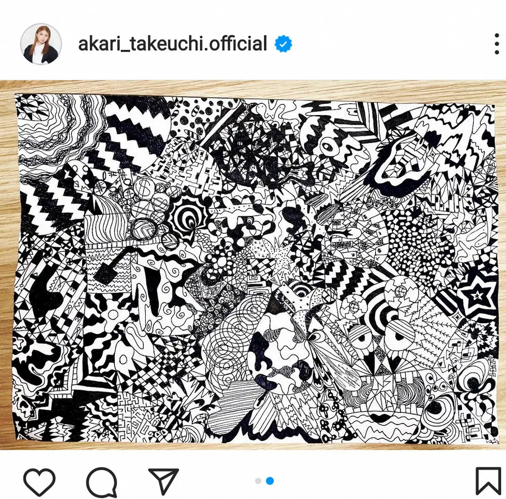 【画像・写真】アンジュルム竹内朱莉「痛みをどうにかして描き表したくて」コロナの喉の痛みを絵で表現、話題に