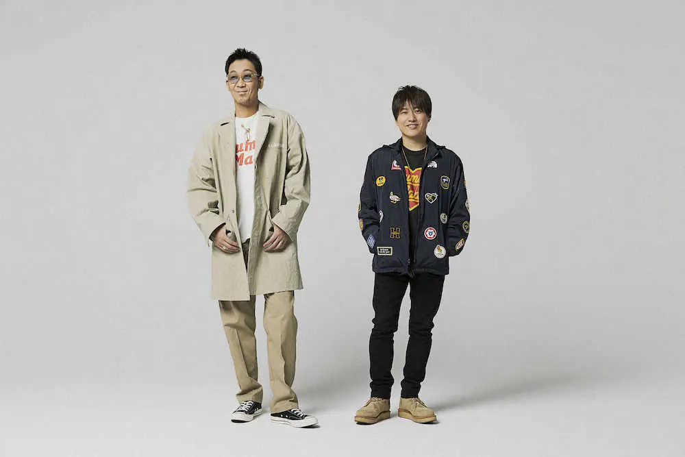 「御堂筋ランウェイ2022」への出演が決まったコブクロの小渕健太郎（右）と黒田俊介