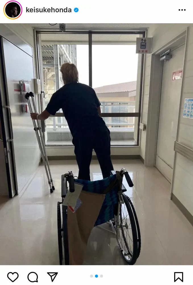 【画像・写真】本田圭佑公式インスタグラム（＠keisukehonda）から