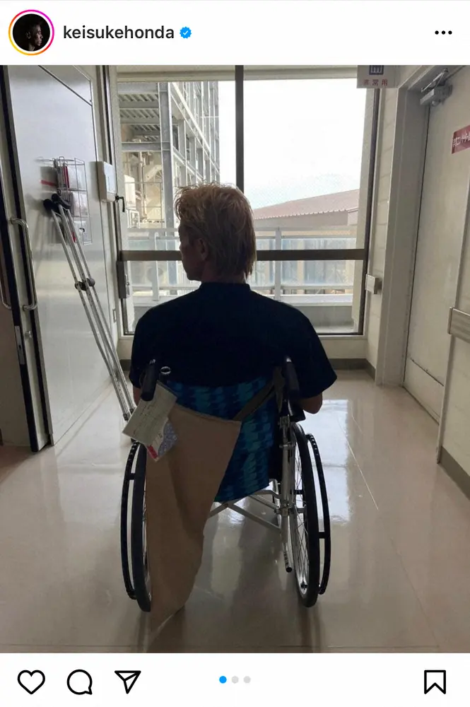 【画像・写真】本田圭佑公式インスタグラム（＠keisukehonda）から