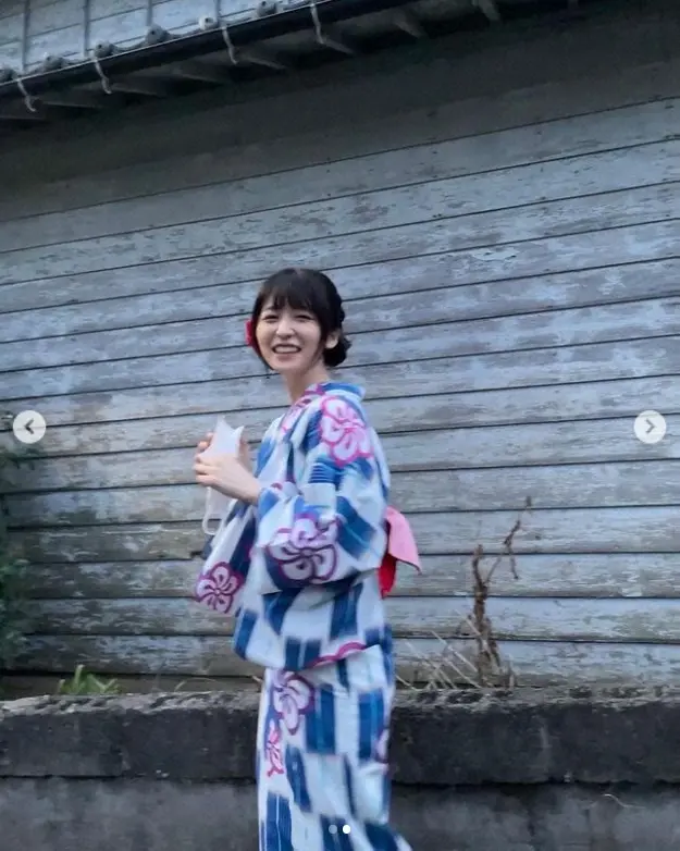 【画像・写真】長濱ねる　故郷・五島列島が舞台の「朝ドラ「舞いあがれ！」浴衣姿での笑顔を披露