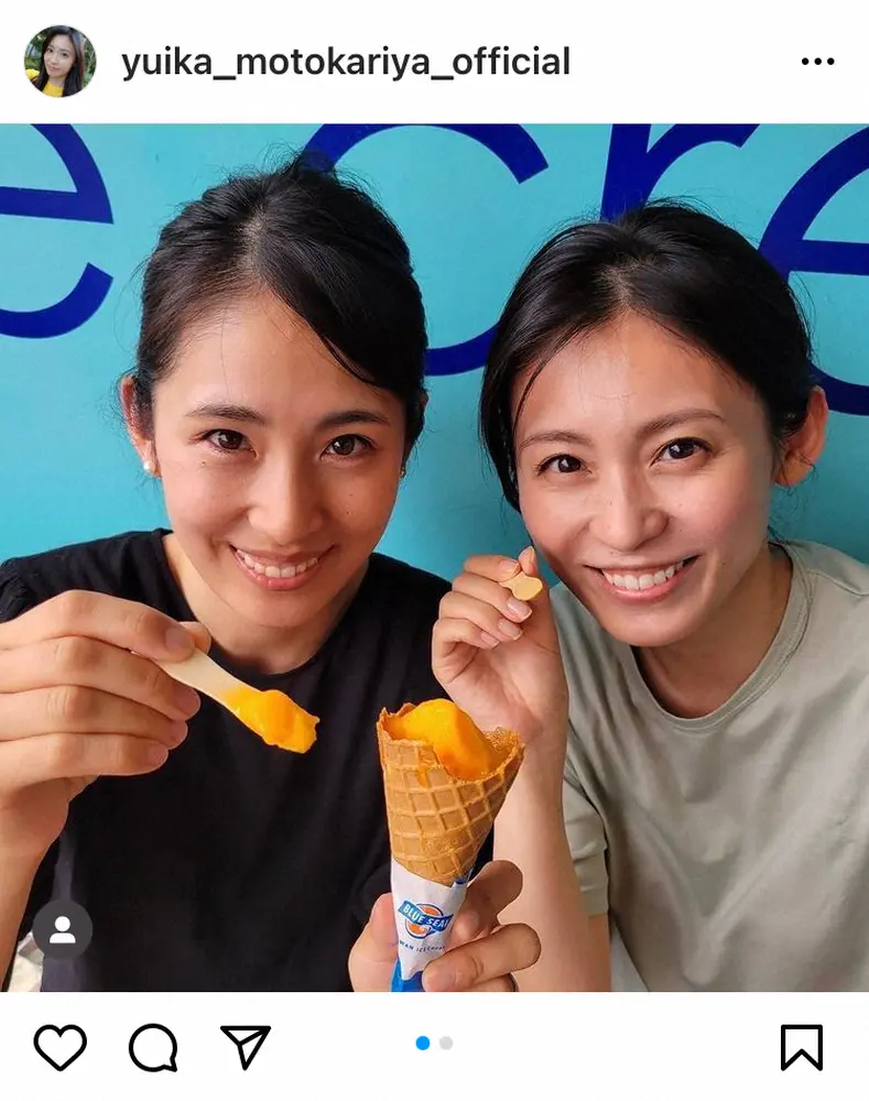 【画像・写真】本仮屋ユイカ（右）とリイナ姉妹（本仮屋ユイカ公式インスタグラム＝（＠yuika_motokariya_official）から