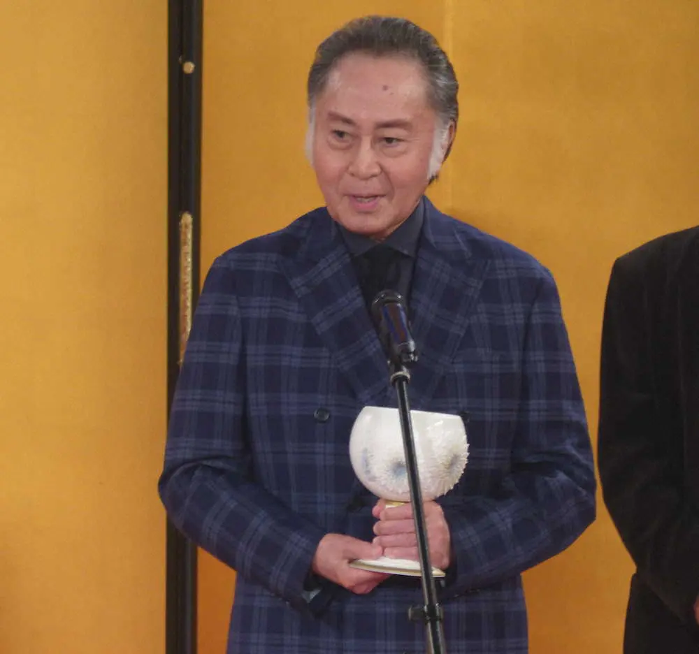 「京都国際映画祭2022」の授賞式に登壇し、「牧野省三賞」を受賞した北大路欣也