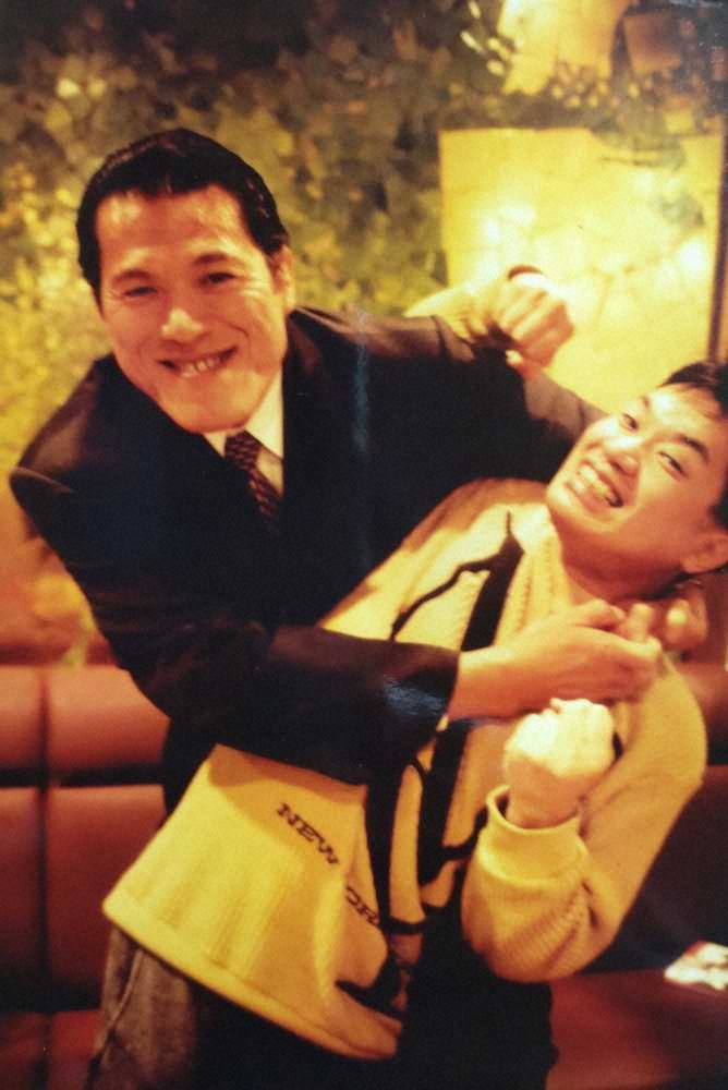 【画像・写真】「どうも」と「よーっ」　歴史的なBI砲の再会に遭遇　アントニオ猪木さん引退前の歴史的瞬間でした