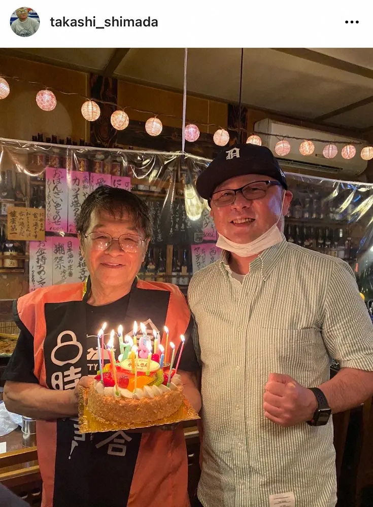 【画像・写真】「またドリフが1人いなくなった…」仲本工事さん経営飲食店の常連だった「ゆでたまご」嶋田隆司氏が追悼