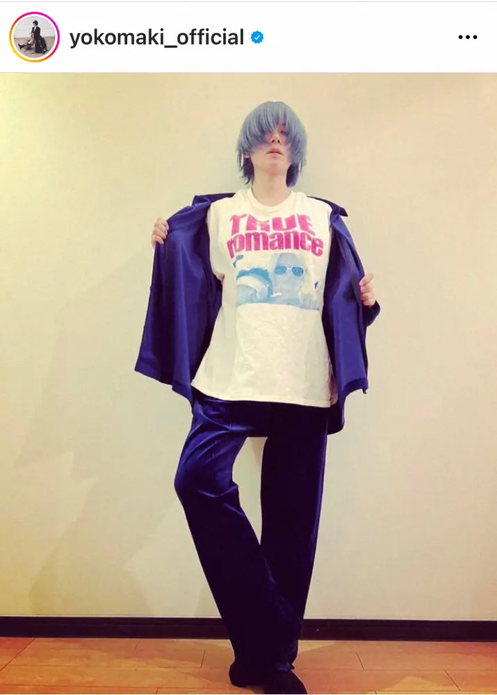 【画像・写真】真木よう子　ブルーヘアの最新ショットが反響「綾波レイにしか見えない」「実写版？」「イケメン」