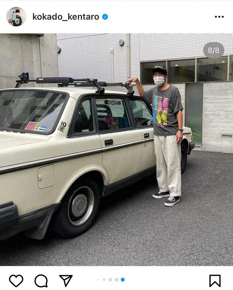 【画像・写真】ロッチ・コカド　愛車ボルボ240セダン披露に反響「似合いますね」「センスがいい」「カッコいい」